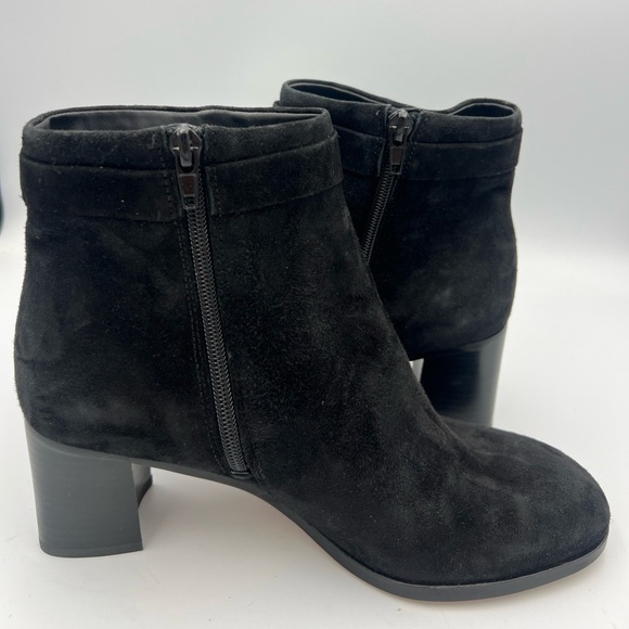 KATE SPADE  NY Madelaine Black Suede Ankle Booties Women’s Size US 8 EU 38.5 NEW - Picture 10 of 12